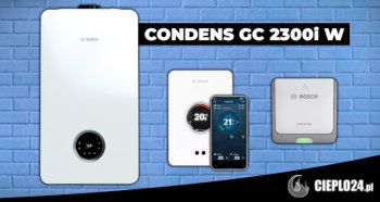7 powodów by wybrać piec gazowy kondensacyjny Bosch CONDENS GC2300iW 20P