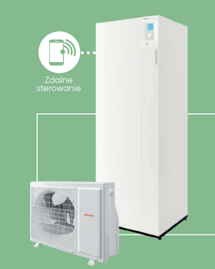 Atlantic R32 Atlantic EXTENSA AI Duo R32 Powietrzna pompa ciepła 8kW z zasobnikiem c ...