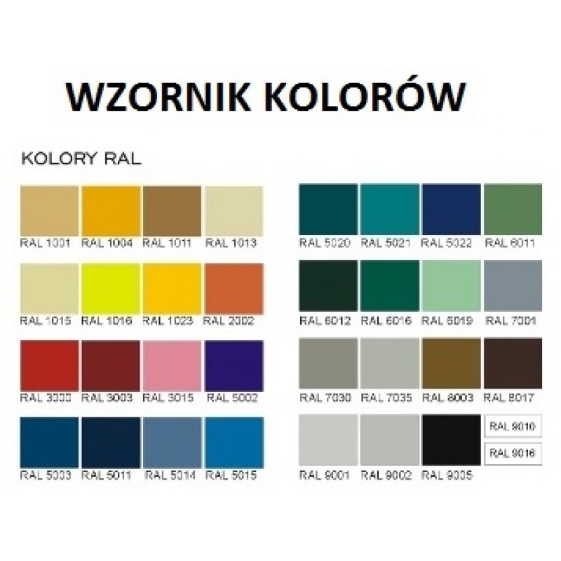 Termix grzejnik łaz. biały EUROPA 650 mm X 1800 mm E31/60 Wzornik kolorów
