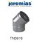 Jeremias kolano spalinowe 45° fi 110, stal nierdzewna, kolano kominowe kod TN0619110