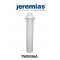 Jeremias rura 750 mm 60/100  z pionowym zakończeniem TWIN36A060/100