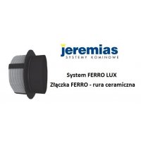 Jeremias złączka rura ceramiczna 130/160 mm do kominków i kotłów na paliwo stałe Stal DC01 Kod FERRO1496130160