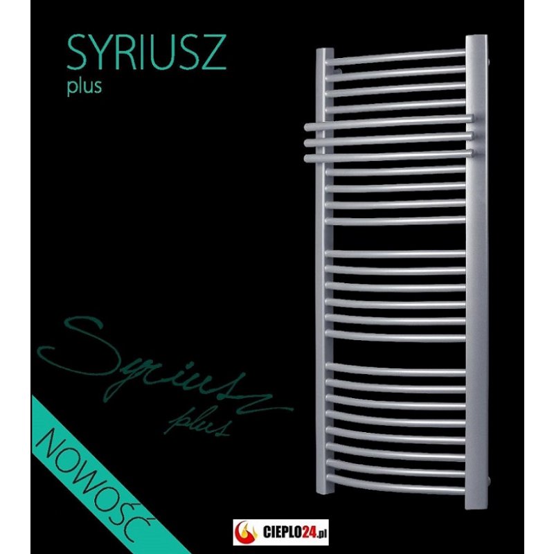 Termix SYRIUSZ PLUS 480 mm X 875 mm grzejnik łazienkowy biały SPL 11/80