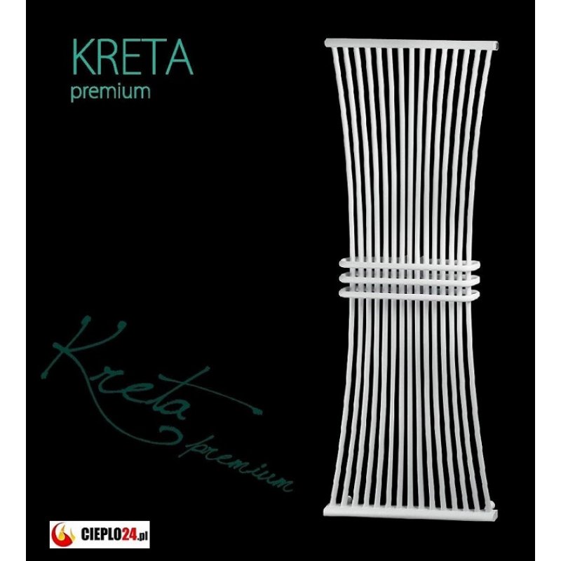 Termix KRETA PREMIUM 1600 mm X 650 mm grzejnik łazienkowy biały KR 15/65