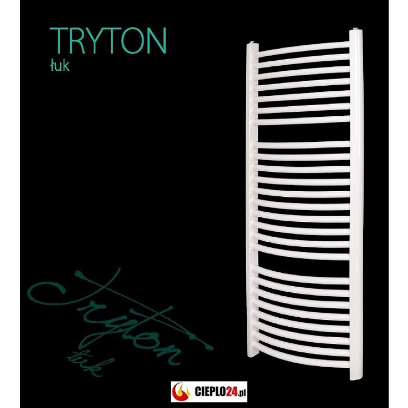Termix TRYTON ŁUK 1200 mm X 540 mm grzejnik łazienkowy biały TŁ 25/50