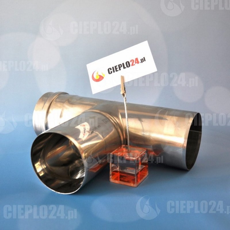 Spiroflex Trójnik nierdzewny fi 100,kod SX-TJN100T kominowy do kotła