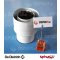 Spiroflex Adapter redukcyjny biały fi 60/100-80/125 SX-TD-REDB De Dietrich