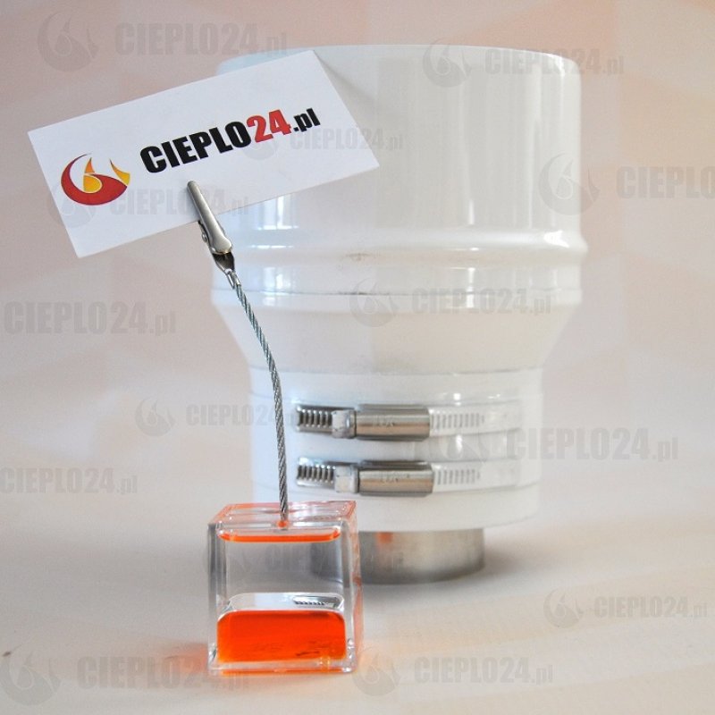 Jeremias adapter Ariston 60/100 na 80/125, złączka do kotła, TWIN1820201080125 