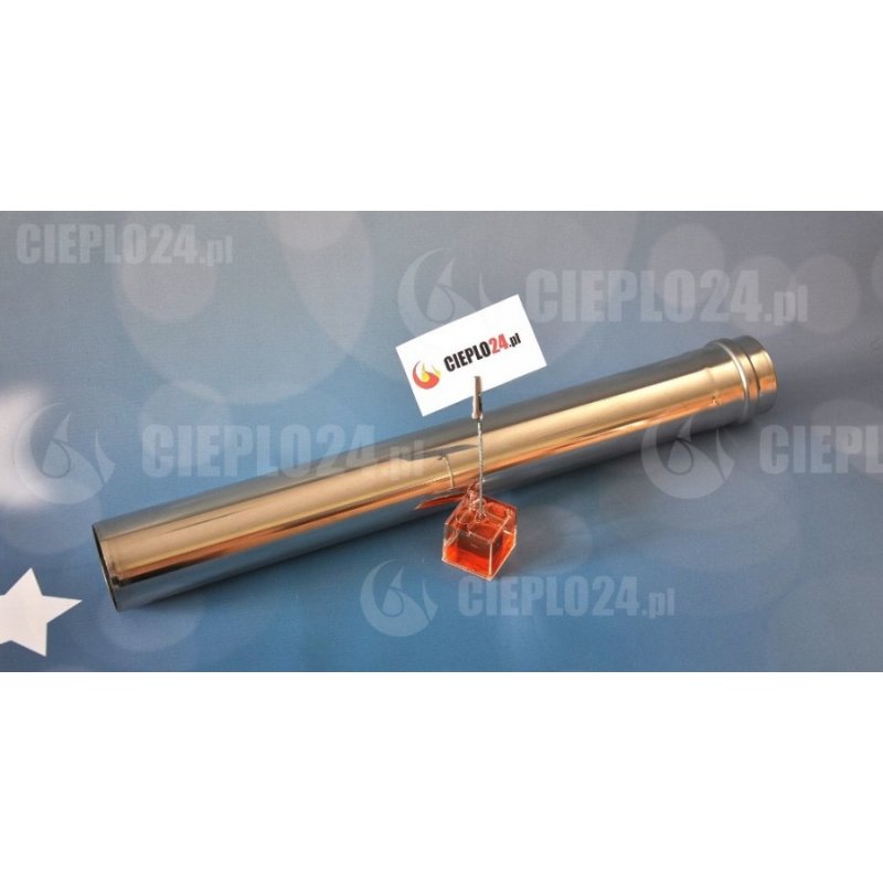 Spiroflex rura spalinowa fi 110 500 mm, jednościenna kominowa, stal nierdzewna kod SX-TJN110RS0,5 