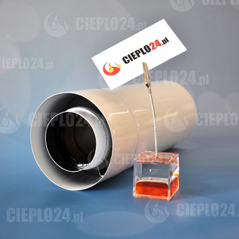 Spiroflex rura spalinowa fi 80/125 250 mm, dwuścienna biała SX-TD80/125RB0,25 