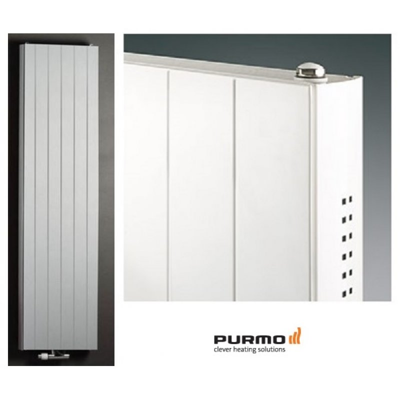 Purmo Faro V  typ 21 1950x300 mm pionowy grzejnik płytowy, podłączenie dolne.