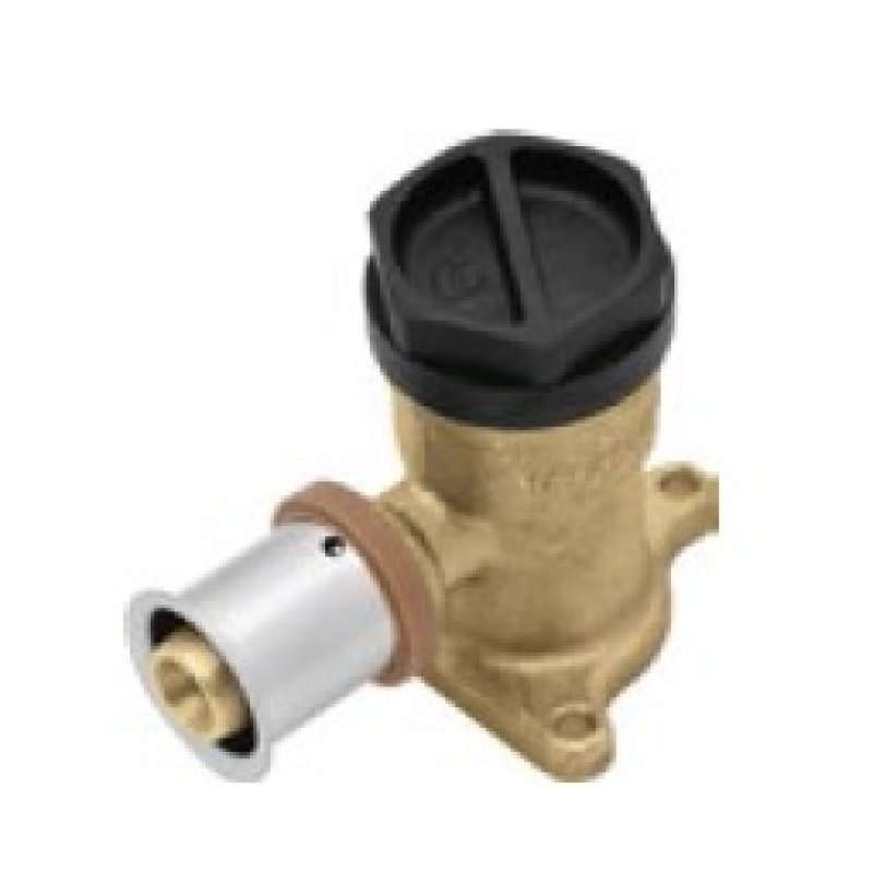 KAN-therm Podejście do baterii mosiężne PRESS 16x2/G1/2 z uszami (z korkiem) kod K-905022