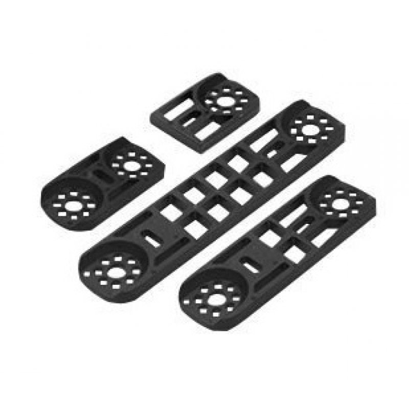 KAN-therm Płytka montażowa podwójna (L=80 mm) do podejść do baterii - tworzywowa kod 6090.070