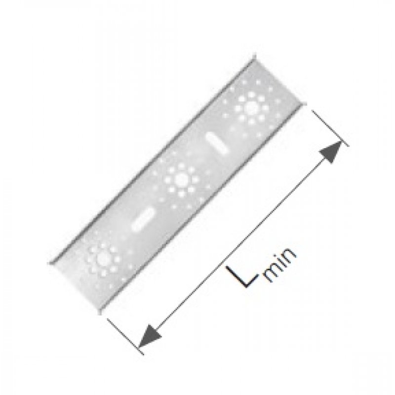 KAN-therm Płytka montażowa podwójna (L=80, 150 mm) do podejść do baterii  kod 6090.13