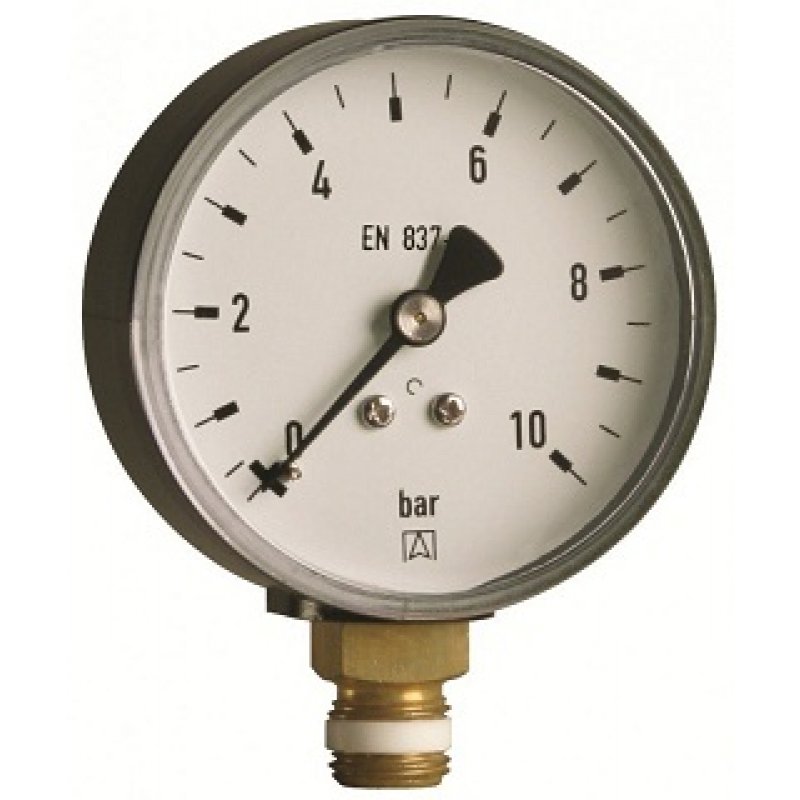 Afriso Manometr grzewczy RF 63 RAD, fi 63 mm, 0-10 bar kod 63514