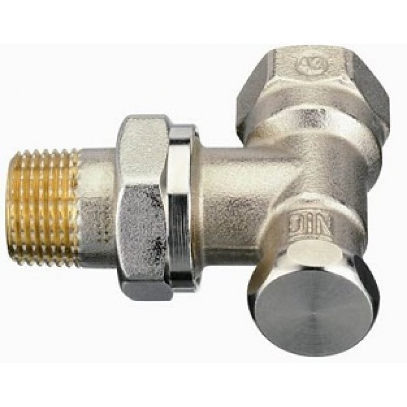 Danfoss Zawór powrotny RLV-S 15 kątowy do grzejników boczno i dolnozasilanych kod 003L0123