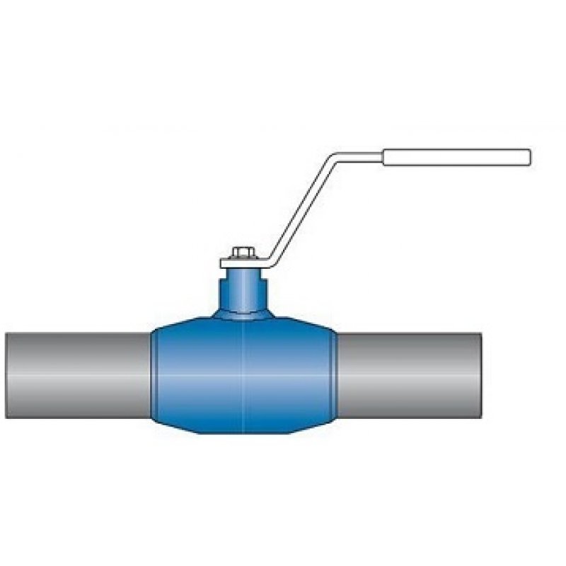Naval Zawór kulowy DN80 PN25 do wspawania kod 284411
