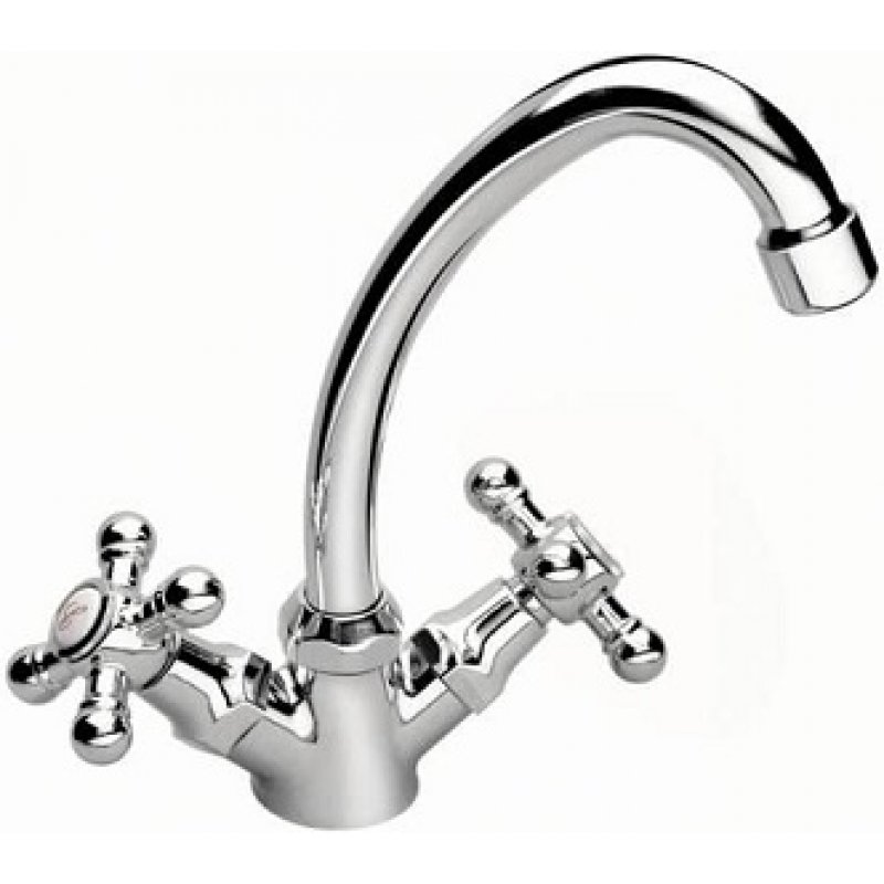 Ferro Bateria Retro umywalkowa chrom LUX BB2L kod XR2