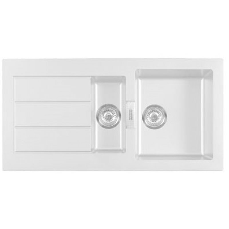 Franke zlewozmywak Sirius 651 SID 1000x510  Tectonite biel polarna kod 114.0181.978