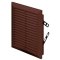 Awenta Kratka wentylacyjna ścienna 14X14 TUWS, brązowa, seria Classic kod T40BR
