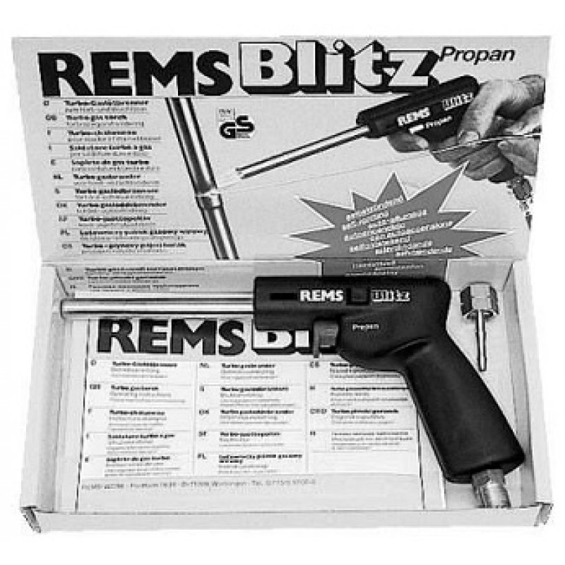 Rems Palnik Blitz turbo-propan do miękkiego lutowania rur miedzianych kod  160010
