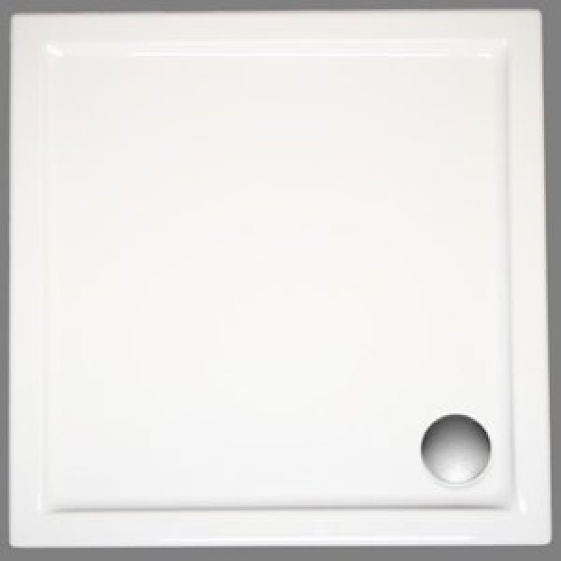 Sched-pol Brodzik Corrina akrylowy na nośniku kwadrat 100x100x5,5 głębokość 3cm  kod 3.062