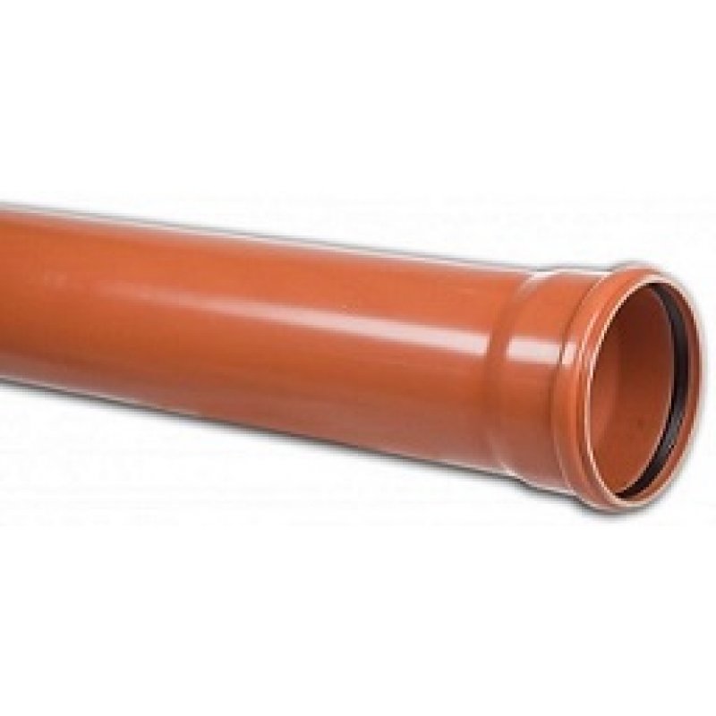 Kaczmarek Rura PVC 110X3.2X1000 SN8 KL.S ML kanalizacyjna zewnętrzna  (multilayer, spieniona) kod 0420413100