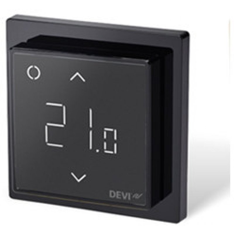 Danfoss Termostat DEVIReg Smart czarny Wi-Fi 140F1143