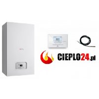Saunier Duval Pakiet Kocioł Thelia Condens AS 25 + EXACONTROL E7C + czujnik CWU + pogodówka kod: 0010019420