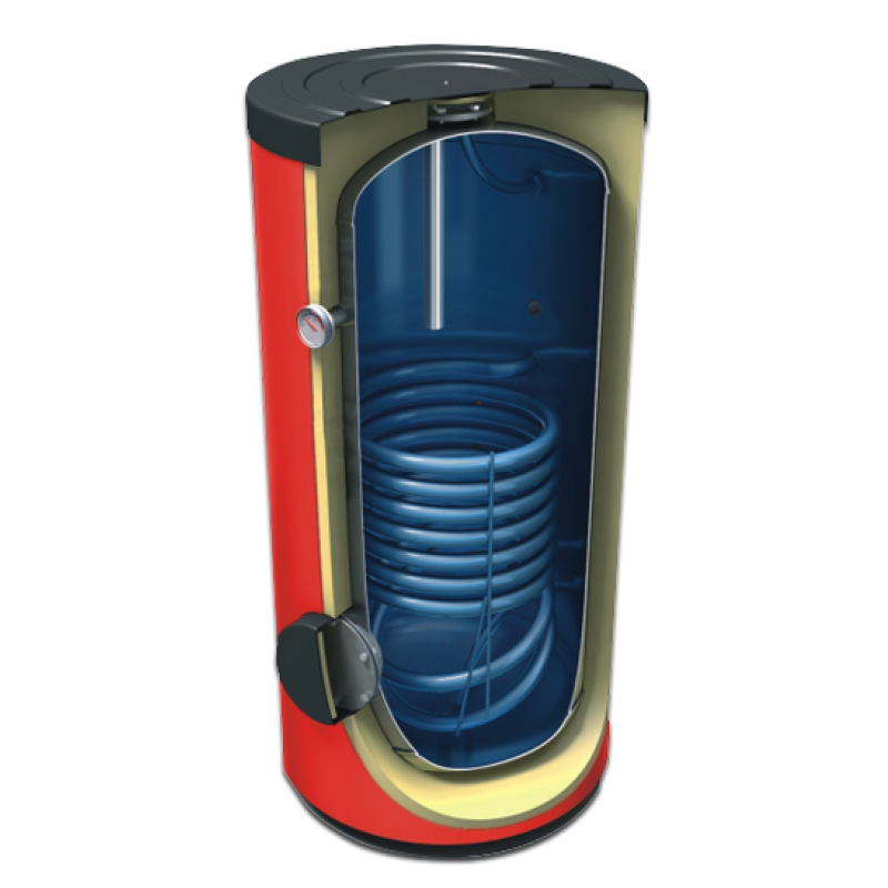 Lemet Pionowy emaliowany ogrzewacz wody z jedną wężownicą MAXI 400l  Kod: 26.400SE TRANSPORT GRATIS!