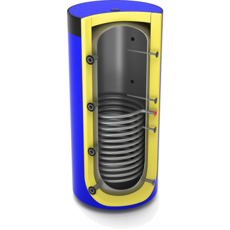 Lemet Zbiornik buforowy 300 litrów z jedną wężownica 1,4m2 Kod: 16.300B-1