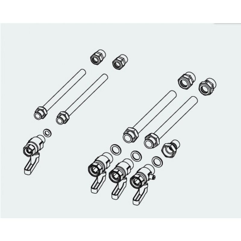 Ariston zestaw przyłączeniowy Clas B, Clas B Premium kod: 3318435