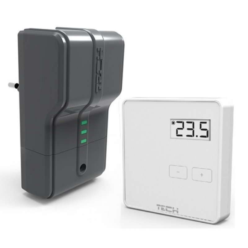 Tech ST-294 v2 Regulator pokojowy, bezprzewodowy, dwustanowy, kolor biały kod WG.11.0463