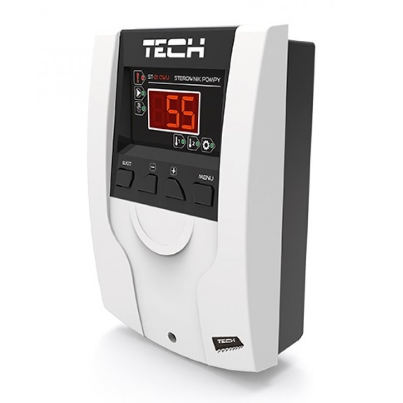 Tech ST-21 CWU Sterownik do pompy, antystop, antyzamarzanie, zabezpieczenie przed wychłodzeniem zbiornika kod WG.14.0115