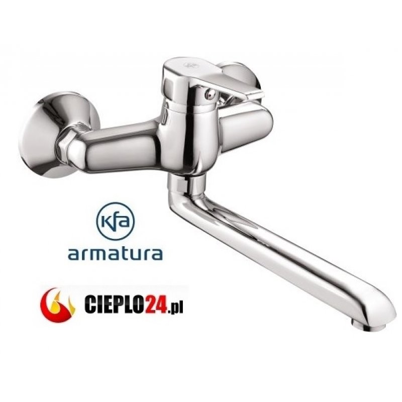 KFA BERYL bateria zlewozmywakowa, ścienna, chrom kod 4800-910-00