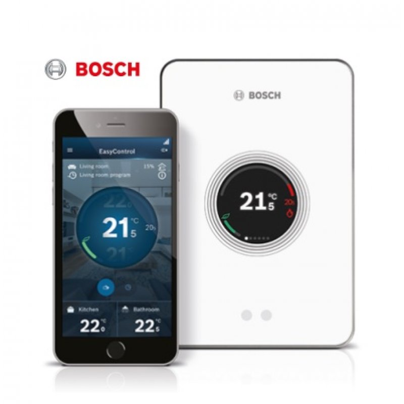 Bosch EasyControl CT200 (biały) Regulator do sterowania smartfonem, praca w systemie EMS lub EMS2 kod: 7736701341