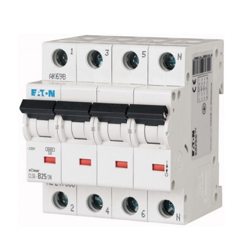 Eaton CLS6-B2/4-DP Wyłączniki nadprądowy 4-biegunowy 2A kod 270505