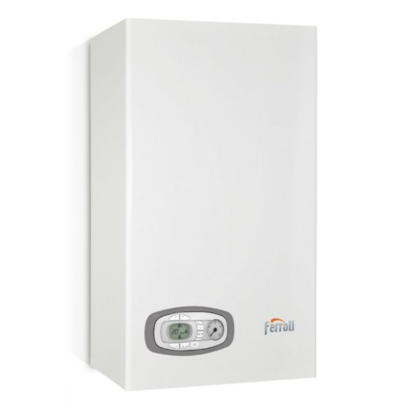Ferroli DIVATECH C24 D LN Kocioł dwufunkcyjny o mocy 7,3-25kW, z otwartą komorą spalania kod 0DCC4YWA