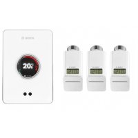 Bosch EasyControl CT200 (biały) Zestaw regulator do sterowania smartfonem + 3 głowice termostatyczne kod: 7736701393