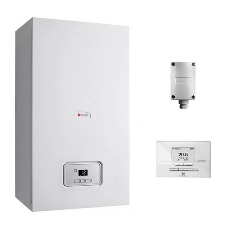 Saunier Duval ZESTAW Kocioł gazowy Thelia Condens 25A+sensor automatyki pogodowej+regulator EXACONTROL E7C kod 0010019428