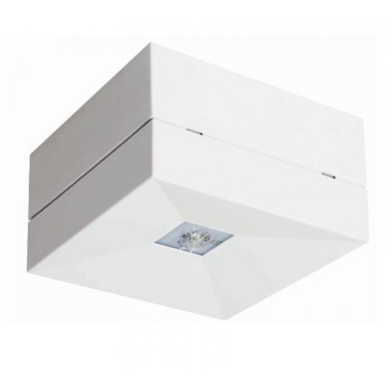Awex LOVATO N LED oprawa ewakuacyjna o mocy 3W ( z optyką do oświetlenia przestrzeni otwartej) kolor obudowy biały Kod 5901821246002