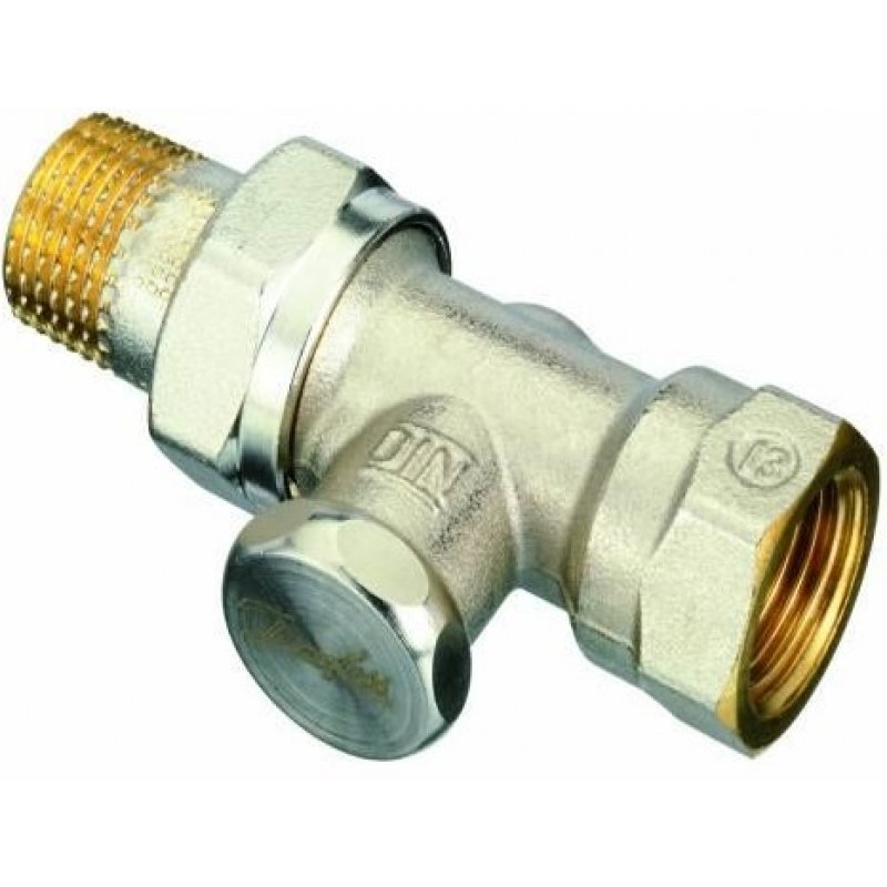 Danfoss Zawór powrotny RLV-S 20 prosty do grzejników boczno i dolnozasilanych kod 003L0126