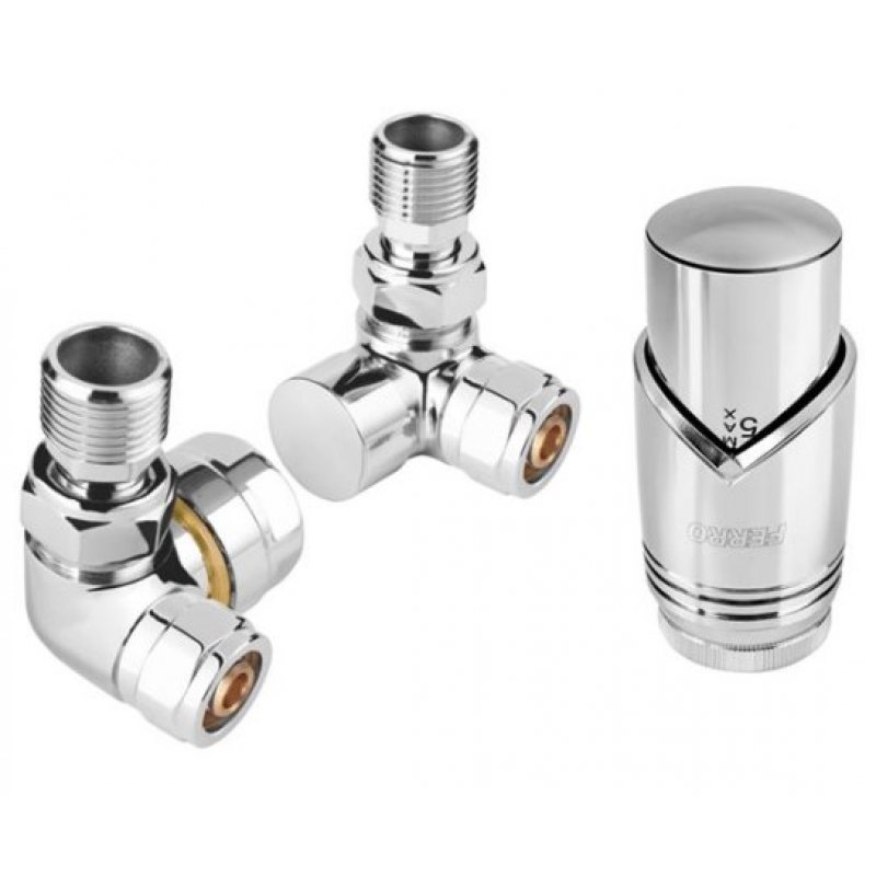 Ferro Zestaw termostatyczny osiowy chrom kod ZTO30CR