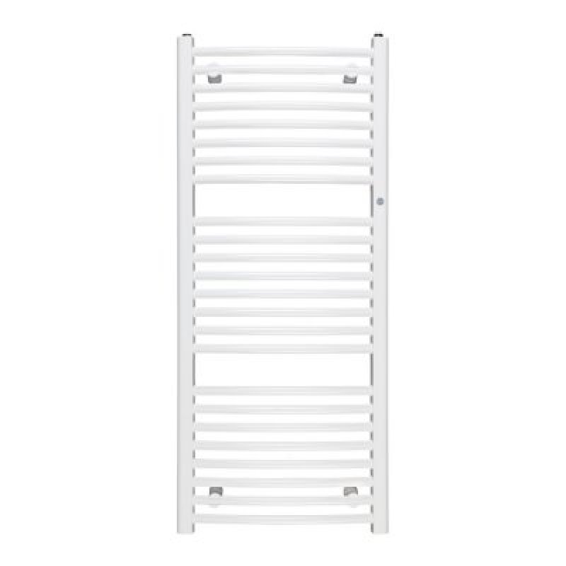 Instal-projekt OMEGA R 60/120 Grzejnik łazienkowy z podłączeniem dolnym, biały kod OMER-60/120 