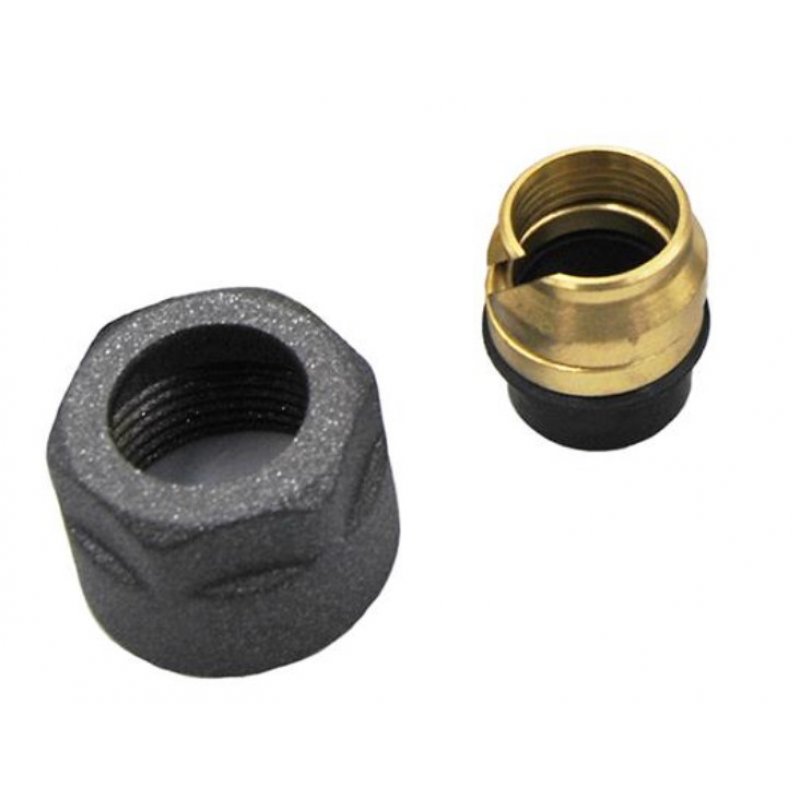 Vario Term Złączka/Adapter zaciskowy Cu GW3/4"/15x1 w kolorze grafitowym strukturalnym Kod ZZM1505