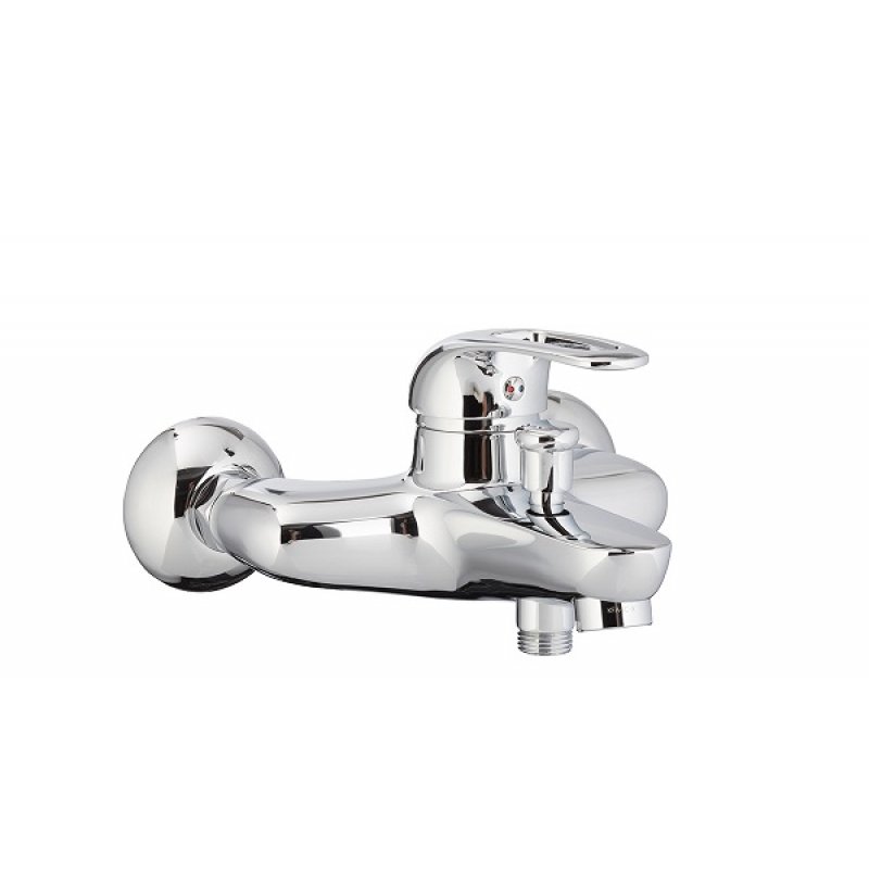 KFA ALBIT bateria wannowa, ścienna, chrom kod 4604-010-00