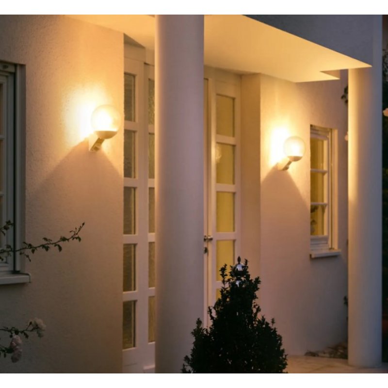 Steinel L 585 B Lampa zewnętrzna z czujnikiem ruchu w kolorze białym o mocy 60W Kod ST005917 