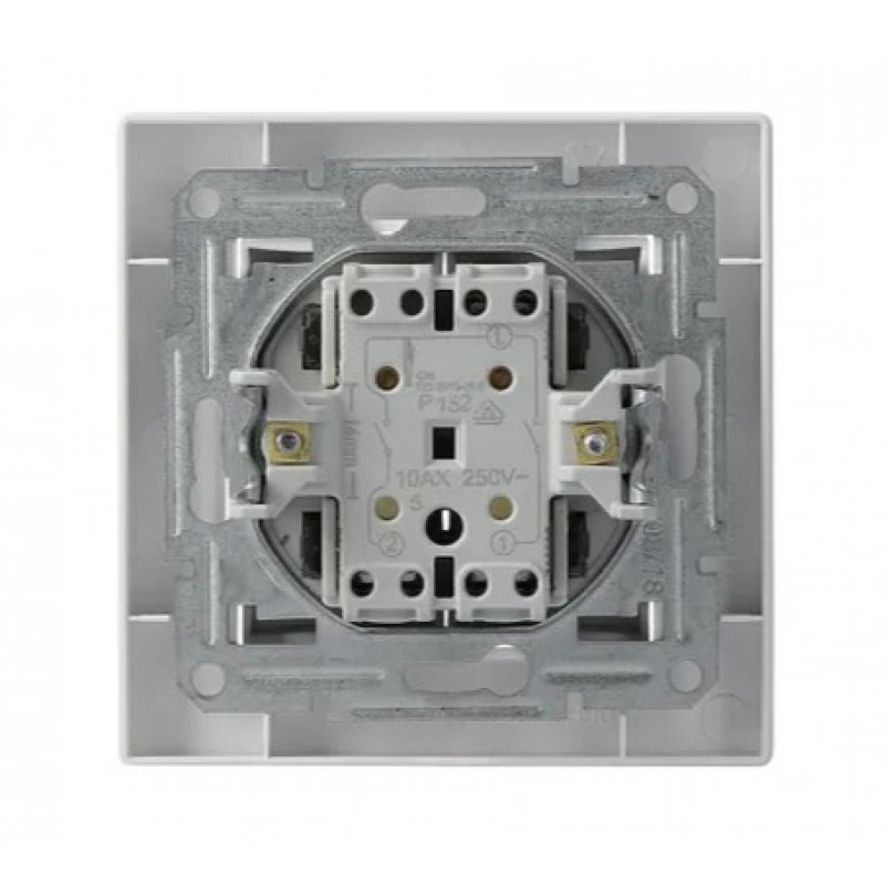 Schneider Electric Asfora Łącznik świecznikowy, z zacisk. bezśrub., bez ramki, BIAŁY KOD EPH0301421 