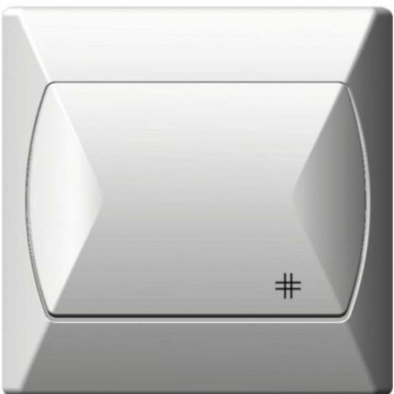 OSPEL Akcent, Łącznik krzyżowy, p/t 10AX, 250V,zaciski gwintowe, BIAŁY, KOD ŁP-4A/00