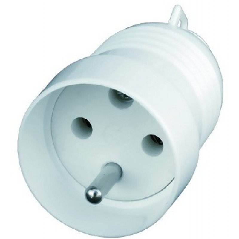 SIMET G-1 Gniazdo przenośne 1x2P+Z, białe KOD 1131-41-800-311/1